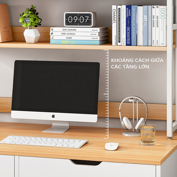 Kệ Sách Để Bàn Đa Năng 3-5 Tầng, Chịu Lực Tốt - Nội Thất IGA - GM118