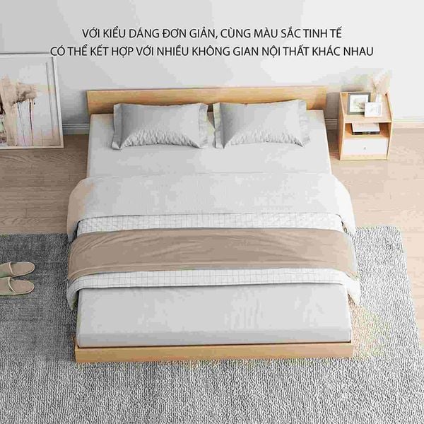 Giường Gỗ Pallet Gỗ MDF Sang Trọng - Nội Thất IGA - GP310C.03
