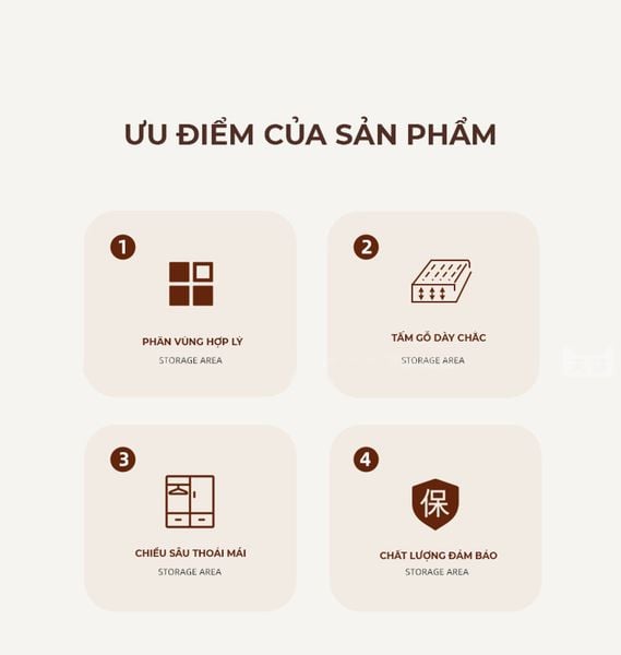 Tủ quần áo 3 cánh vân gỗ trắng - GP339