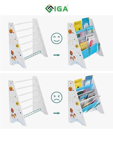 [Giảm giá 60%] Kệ sách sắc màu IG409