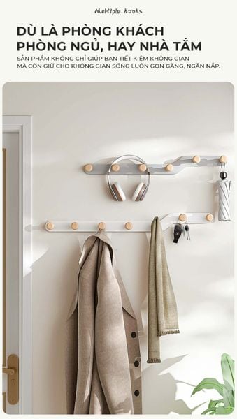 [Giảm giá 60%] Móc treo quần áo 2 bậc - GM180