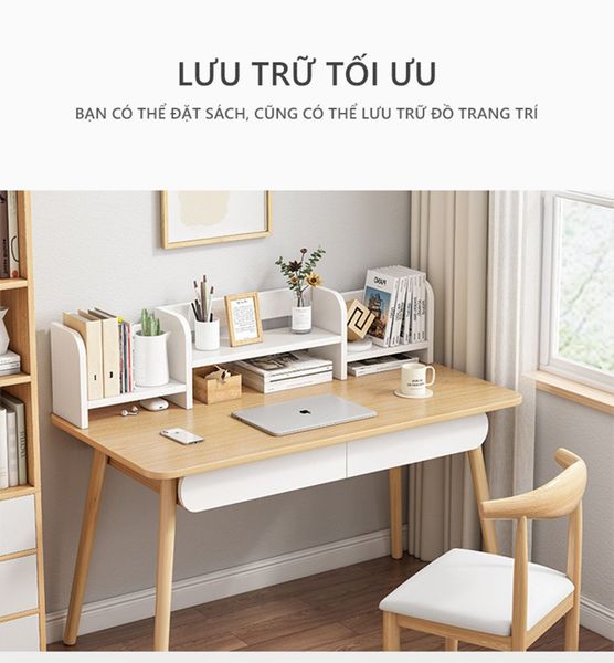 Kệ Sách Để Bàn Bo Tròn Tinh Tế - Nội Thất IGA - GP261