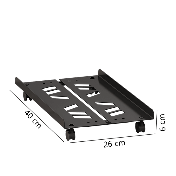 Kệ máy tính, kệ PC di động khung sắt có bánh xe - Nội thất IGA - GM112