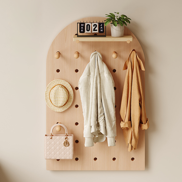 Bảng Pegboard có góc bo tròn hiện đại treo tường - Nội thất IGA - GP330