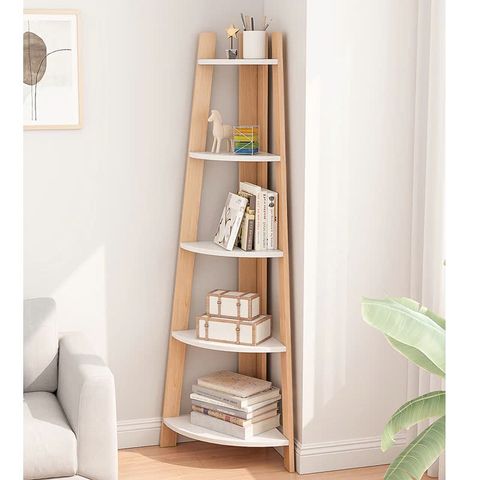 Kệ Sách Góc Tường Corner 5F Cho Phòng Làm Việc - Nội Thất IGA - GP115