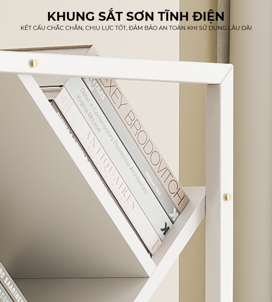 Kệ Sách Đa Năng Full Trắng/ Đen - GM211