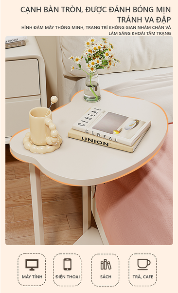 Bàn Trà Thông Minh Tích Hợp Bánh Xe - Nội Thất IGA - GM117