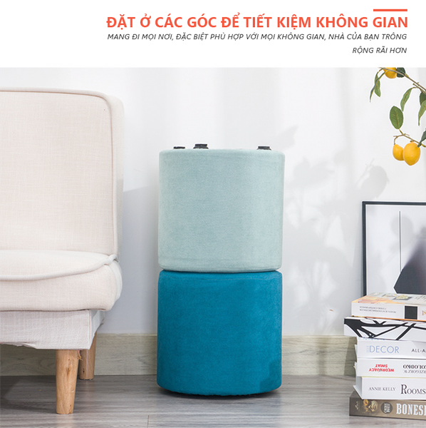 [Giảm giá 60%] Ghế Đôn Tròn, Gác Chân - IGA - GC14