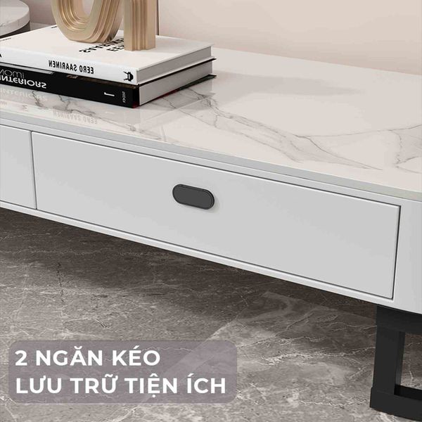 Kệ tivi bọc da khung sắt - GM152