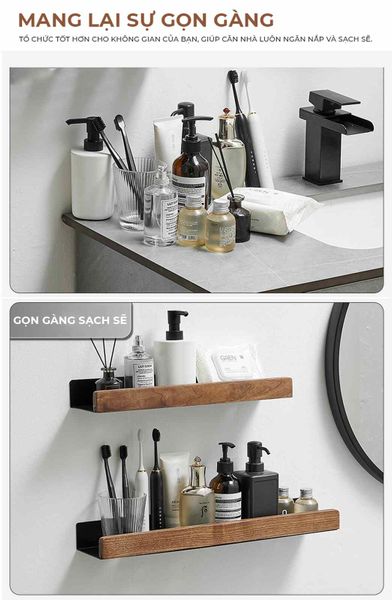 Kệ nhà tắm thiết kế tối giản - GM182
