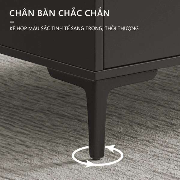 Kệ Tivi Mặt Vân Đá Sang Trọng, Có Ngăn Lưu Trữ Mở Tiện Dụng - Nội Thất IGA - GP297