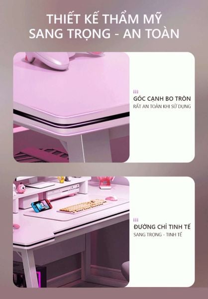 Bàn Gaming Gỗ Hiện Đại, Sang Trọng - Nội Thất IGA - GM95