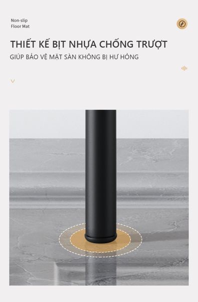 Ghế Tròn Xám Có Đệm Nhung Ngồi Thoải Mái - Nội Thất IGA - GM78