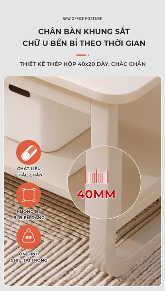Bàn Trà Sofa Vân Gỗ Thiết Kế 2 Tầng Gọn Nhẹ - Nội Thất IGA - GM135