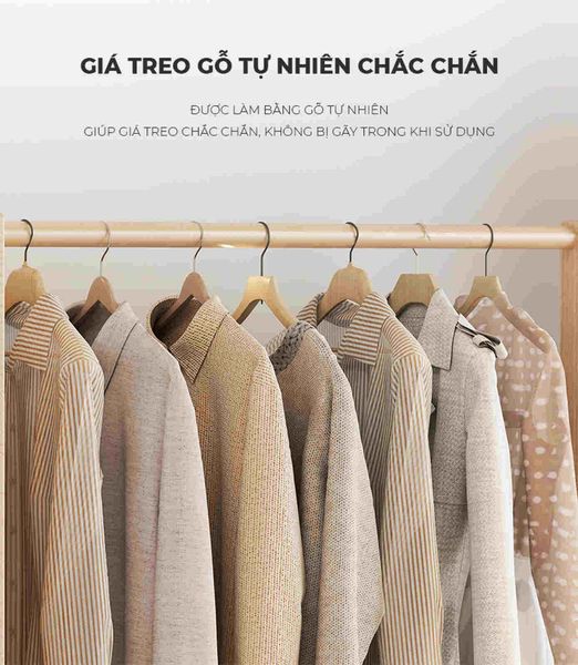 Giá treo quần áo kết hợp gương tiện lợi - GP371