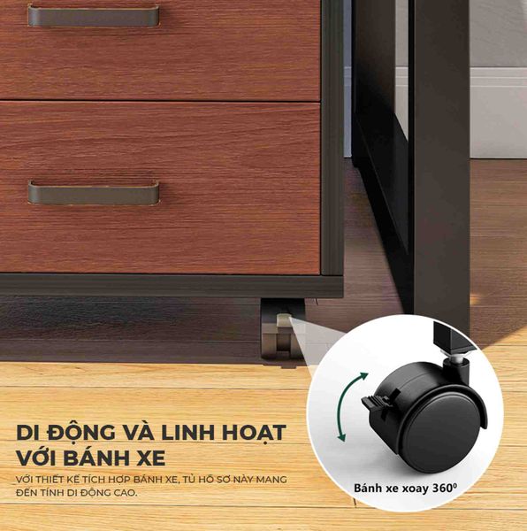 Tủ hồ sơ bằng gỗ cao cấp GP370