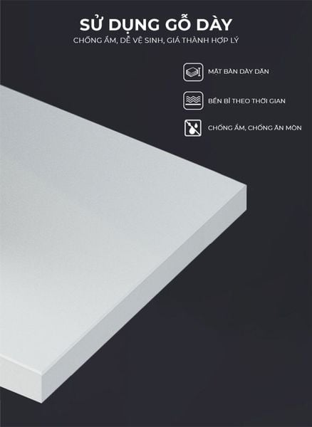 Kệ Màn Hình Trắng IGA Tối Giản - GM215