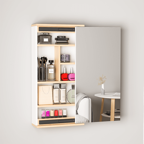 Tủ Gương Treo Tường Bo Góc Cánh Trượt Màu Sắc Trang Nhã - Nội Thất IGA - GP290