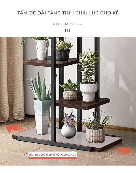 Kệ đa năng để cây thích hợp cho những người đam mê cây cảnh - Nội Thất IGA - GM159