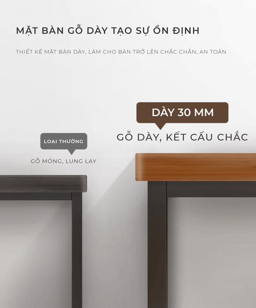 Bàn gaming chữ U cao cấp khung đen, mặt bàn dày, chắc chắn - Nội thất IGA - GM166