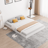 Giường ngủ gỗ hiện đại phong cách Nhật Bản - Màu trắng - GP311.01