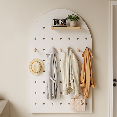 Bảng Pegboard có góc bo tròn hiện đại treo tường - Nội thất IGA - GP330