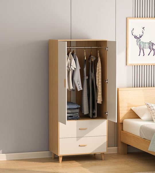 Tủ Quần Áo Có Hộc Tủ Giúp Tiết Kiệm Không Gian - Nội Thất IGA - GP271