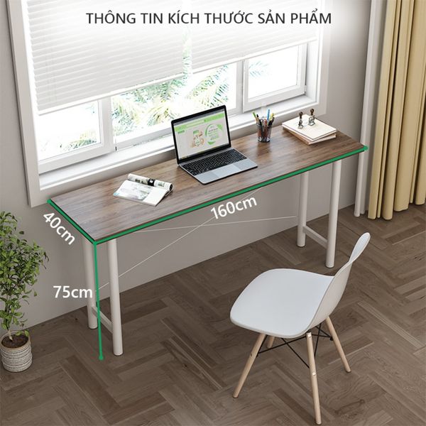 Bàn Làm Việc Chân Sắt Tròn - GM77 - Hết hàng