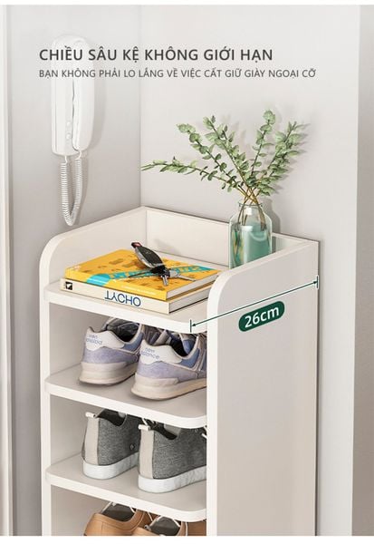 Kệ Đựng Giày 5-7 Tầng Tối Giản Giúp Tối Ưu Không Gian Chật Hẹp - Nội Thất IGA - GP247
