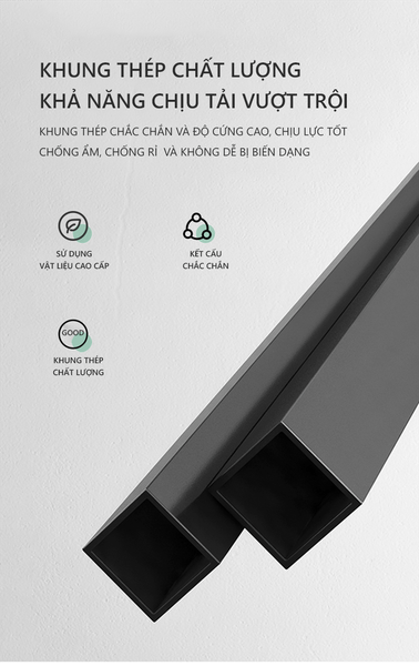 Bàn Làm Việc - Bàn Học Chân Chữ Z Có Bánh Xe Di Chuyển Mọi Nơi Trong Căn Phòng Của Bạn IGA - GM75