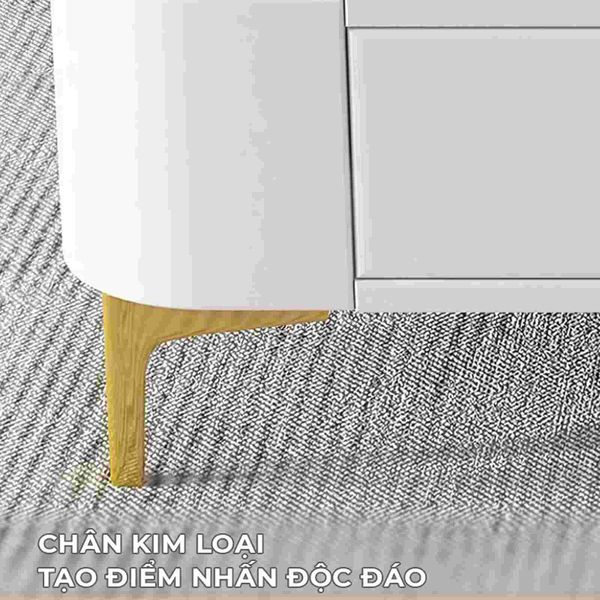 Combo bàn trà + kệ tivi TC vân đá - GM168