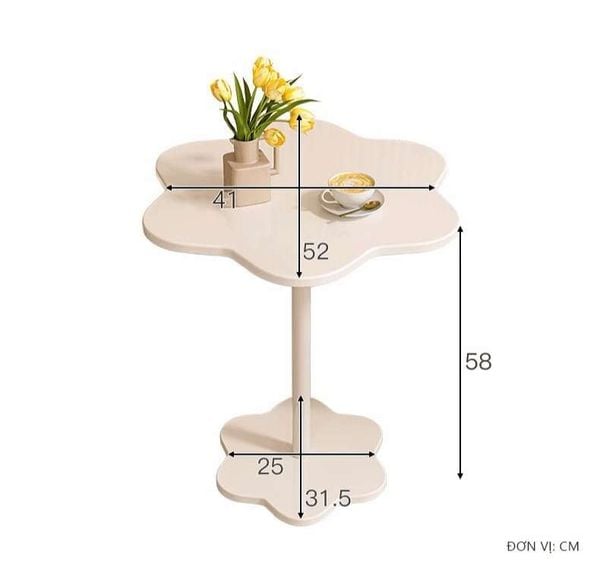 Trang Trí Bàn Trà Họa Tiết Cánh Hoa Đẹp Mắt - Nội Thất IGA - GM111
