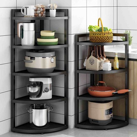 Kệ góc nhiều tầng full đen - GM119