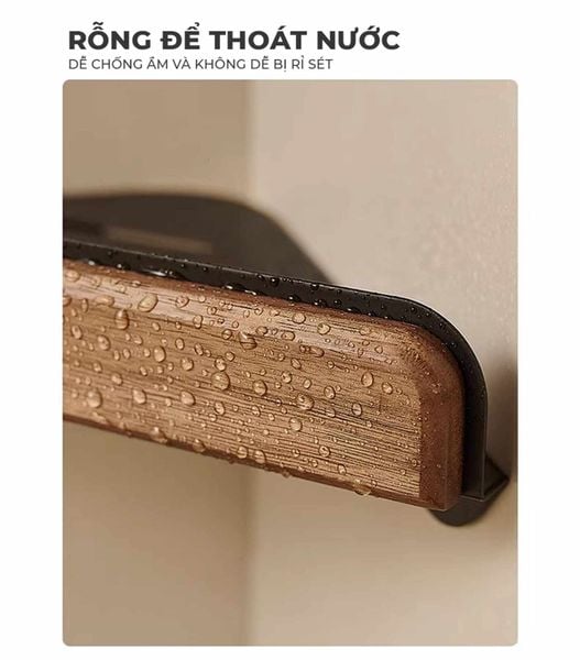 Kệ góc dán tường nhà tắm - GM183