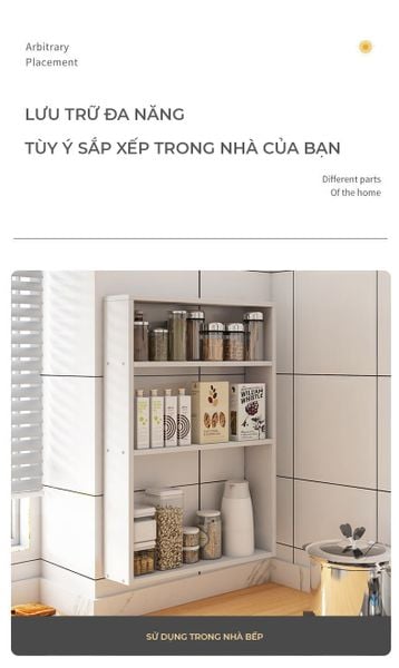 Kệ treo tường 3 ngăn giúp cho căn phòng của bạn tiết kiệm không gian - Nội thất IGA - GP331
