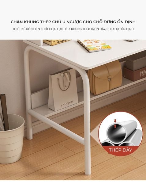 [Giảm giá 60%] Bàn Làm Việc - Học Tích Hợp Kệ Sách Tiện Lợi - Nội Thất IGA - GM161