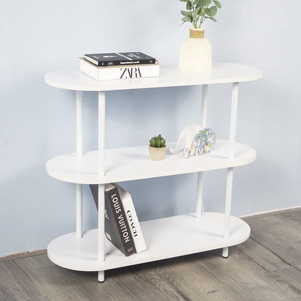 Decor Kệ Oval 3 Tầng Gỗ MDF Cao Cấp - Nội Thất IGA - GM163