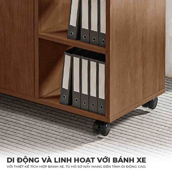 Bàn Làm Việc Thông Minh Kết Hợp Tủ Hồ Sơ Di Động GM190