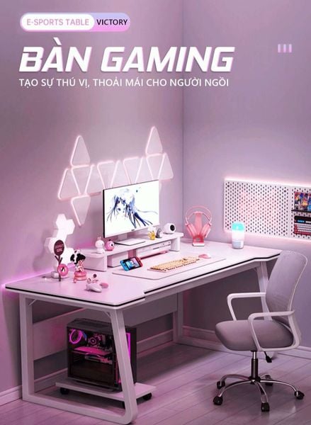 Bàn Gaming Gỗ Hiện Đại, Sang Trọng - Nội Thất IGA - GM95