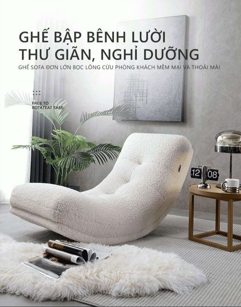Thư Giãn Cùng Ghế Bập Bênh Sofa Siêu Êm Ái - Nội Thất IGA - GC38