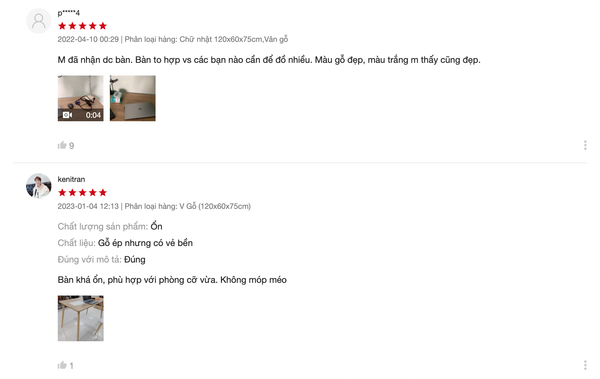 Bàn Ăn Hình Vuông/Chữ Nhật Màu Vân Gỗ Tinh Tế Phong Cách Bắc Âu - Nội Thất IGA - GP181