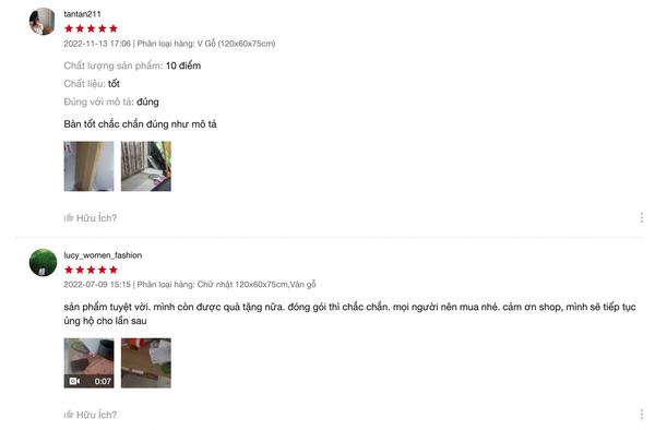 Bàn Ăn Hình Vuông/Chữ Nhật Màu Vân Gỗ Tinh Tế Phong Cách Bắc Âu - Nội Thất IGA - GP181