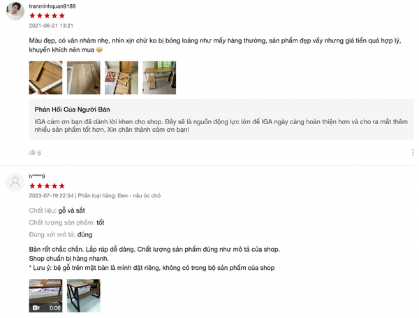 Bàn Làm Việc - Bàn Học Chân Sắt Có Ngăn Tủ Nhỏ Để Đưng Đồ Siêu Tiện Lợi - Nội Thất IGA - GM68