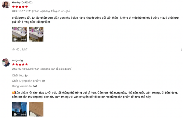 Bàn Trang Điểm Phong Cách Có Gương, Ngăn Tủ Tiện Lợi IGA - GP196