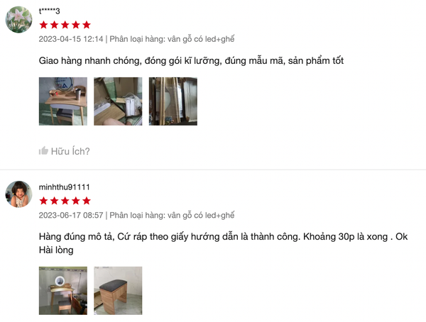 Bàn Trang Điểm Phong Cách Có Gương, Ngăn Tủ Tiện Lợi IGA - GP196