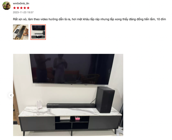 Kệ Tivi Mặt Vân Đá Sang Trọng, Có Ngăn Lưu Trữ Mở Tiện Dụng - Nội Thất IGA - GP297