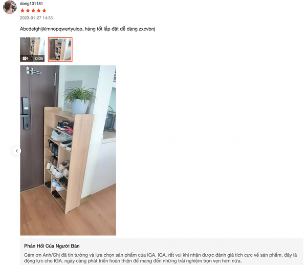Tủ Giày FROP Nhiều Ngăn Rộng Rãi, Thiết Kế Chắc Chắn - Nội Thất IGA - GP159