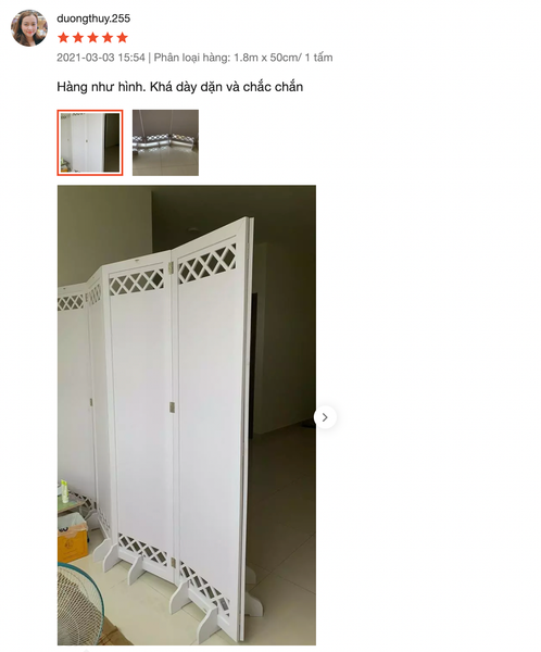 Bình Phong Kín Bằng Nhựa PVC Chống Thấm Nước - Nội Thất IGA - IG465