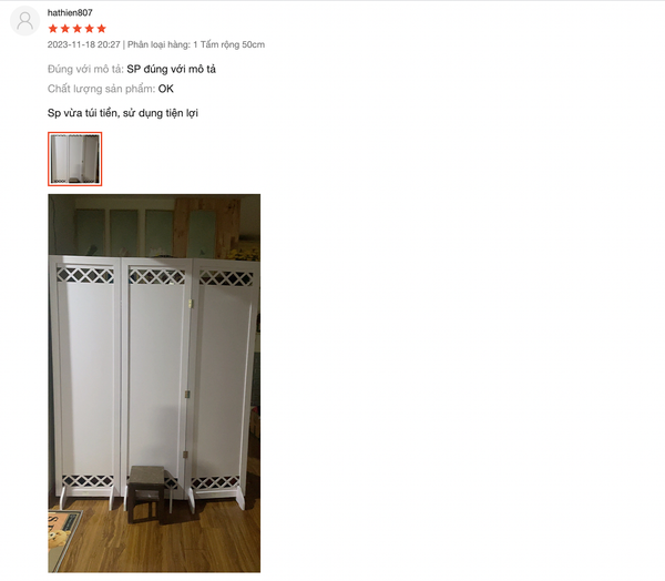 Bình Phong Kín Bằng Nhựa PVC Chống Thấm Nước - Nội Thất IGA - IG465