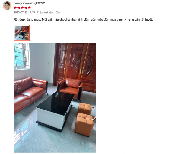 Ghế Đôn Da Simili Chân Nhựa Phong Cách Bắc Âu - Nội Thất IGA - GC16